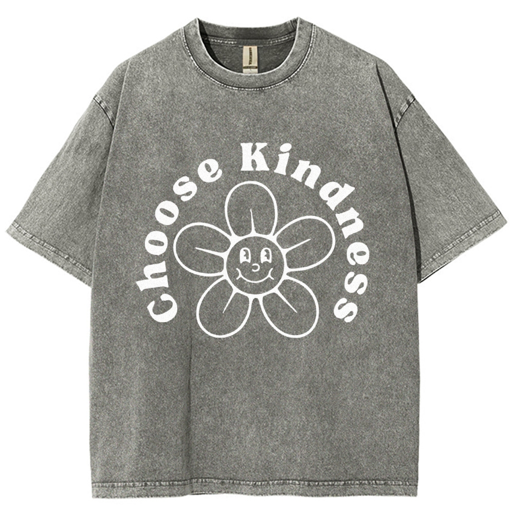 Choose Kindness Vintage Snowflake Washed T-Shirt