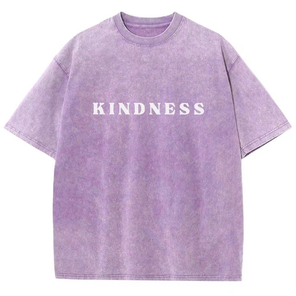 Kindness Vintage Snowflake Washed T-Shirt