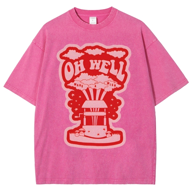 Oh Well Vintage Snowflake Washed T-Shirt