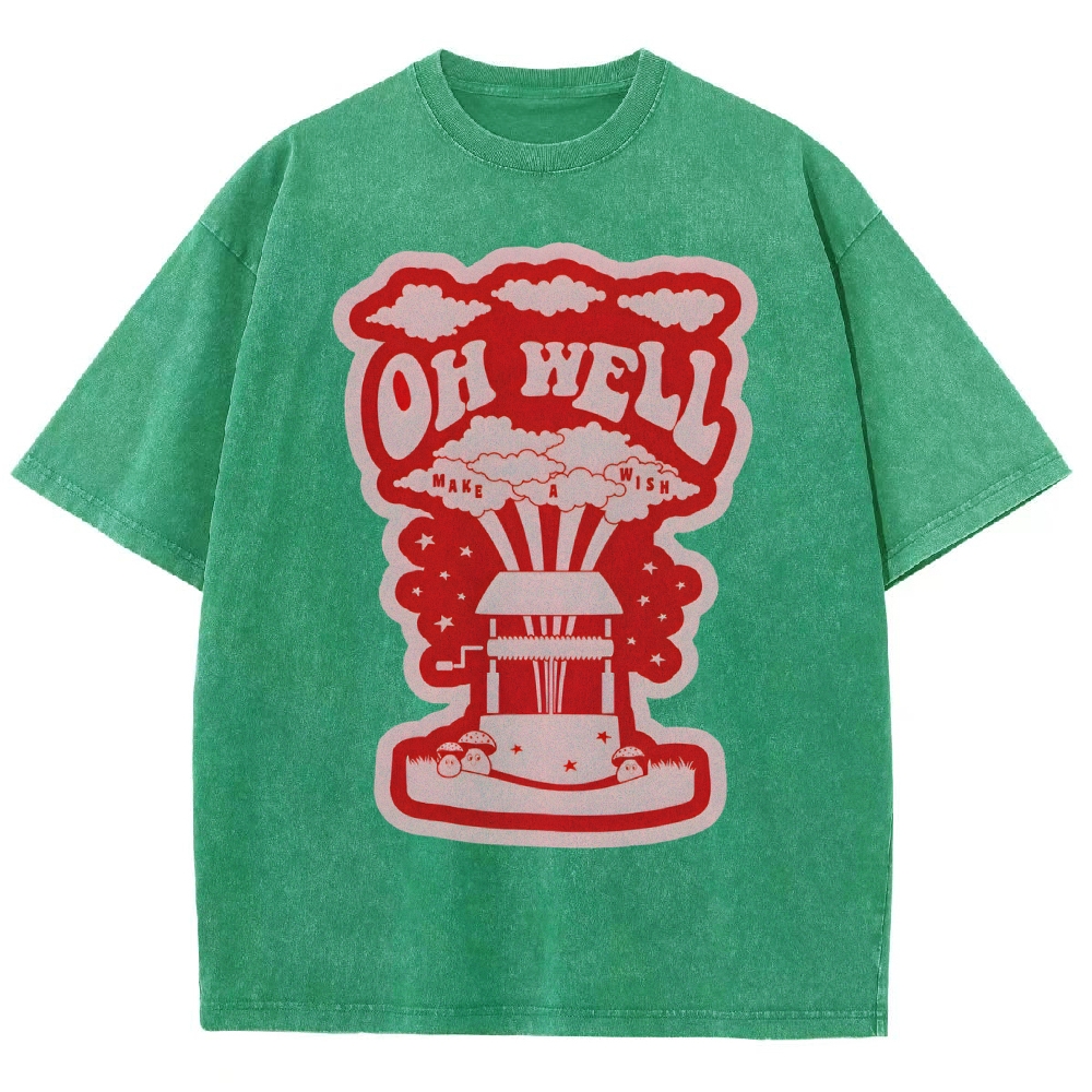 Oh Well Vintage Snowflake Washed T-Shirt