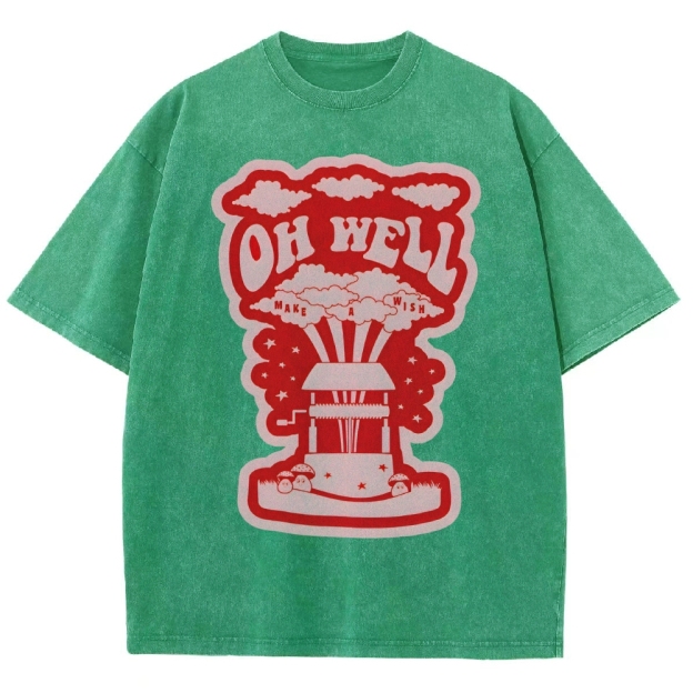 Oh Well Vintage Snowflake Washed T-Shirt