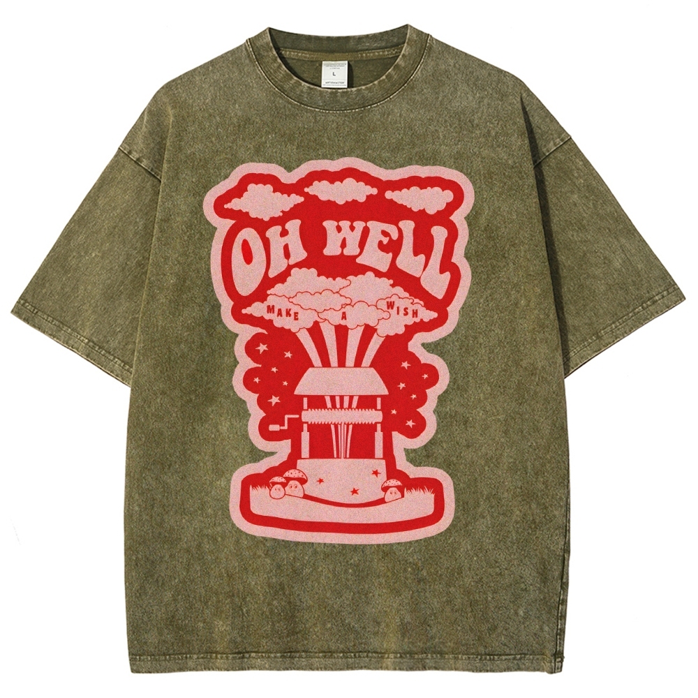 Oh Well Vintage Snowflake Washed T-Shirt