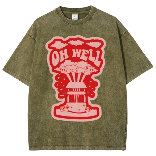 Oh Well Vintage Snowflake Washed T-Shirt