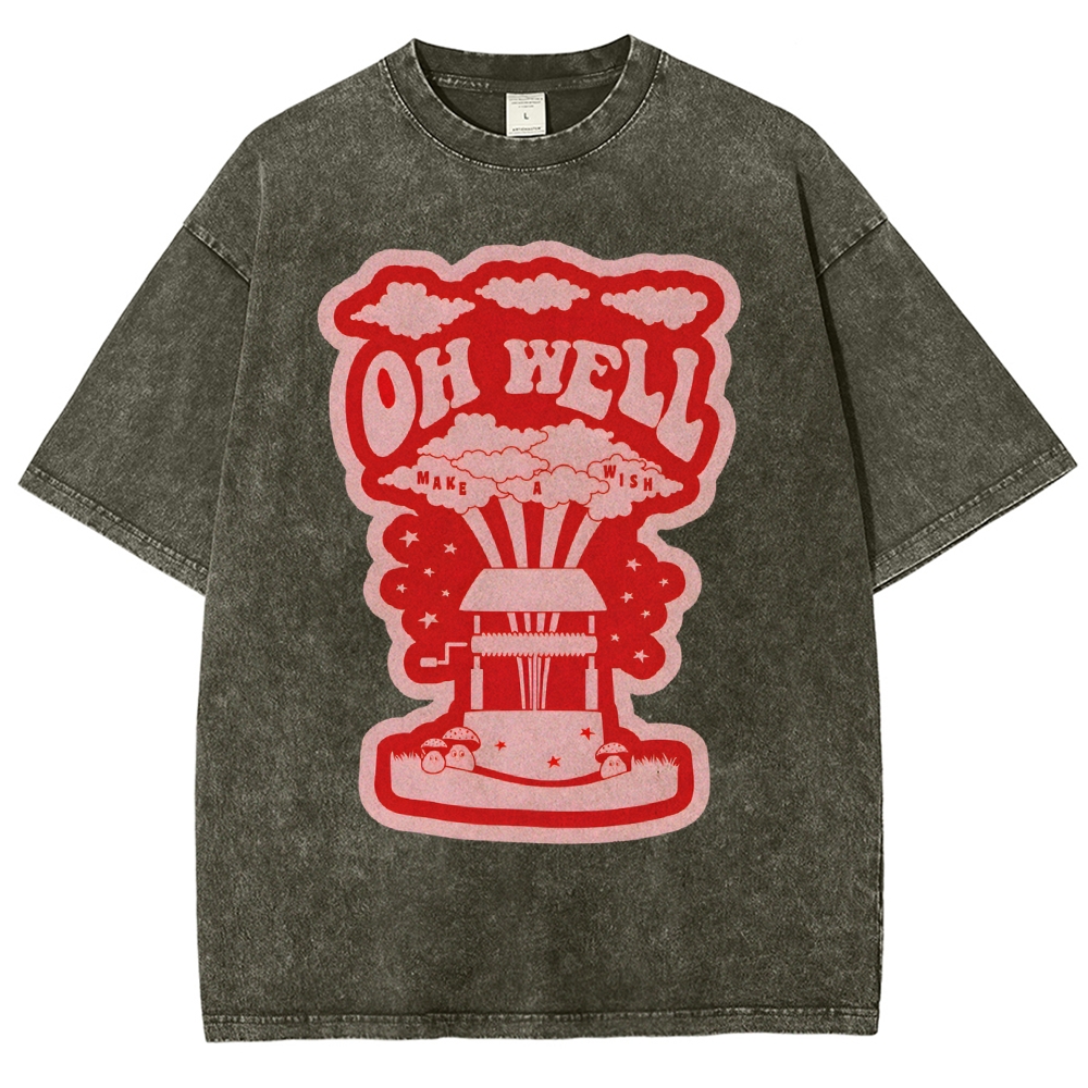 Oh Well Vintage Snowflake Washed T-Shirt