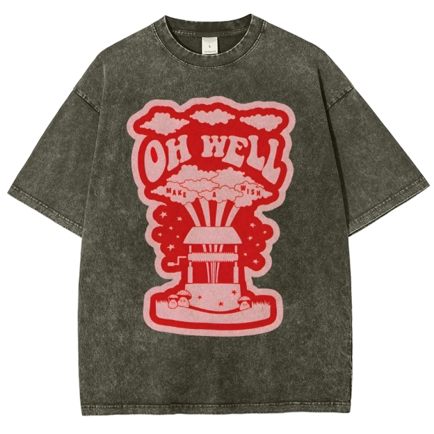 Oh Well Vintage Snowflake Washed T-Shirt