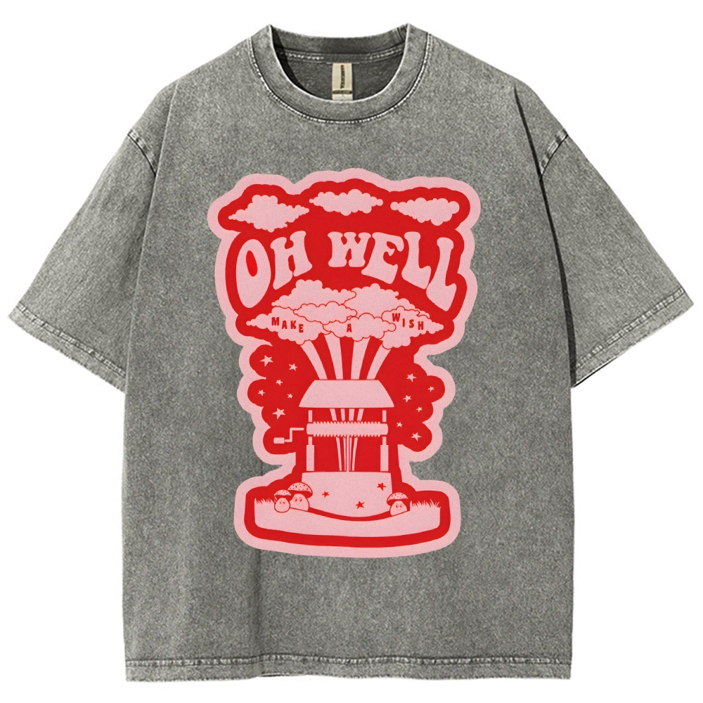 Oh Well Vintage Snowflake Washed T-Shirt