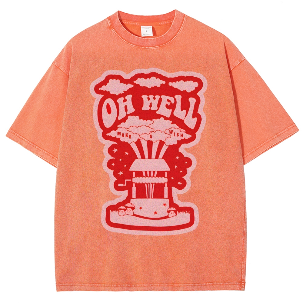 Oh Well Vintage Snowflake Washed T-Shirt