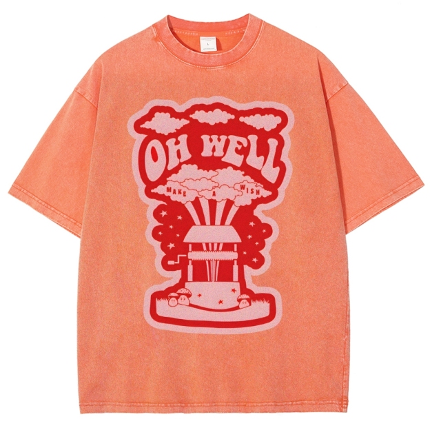 Oh Well Vintage Snowflake Washed T-Shirt