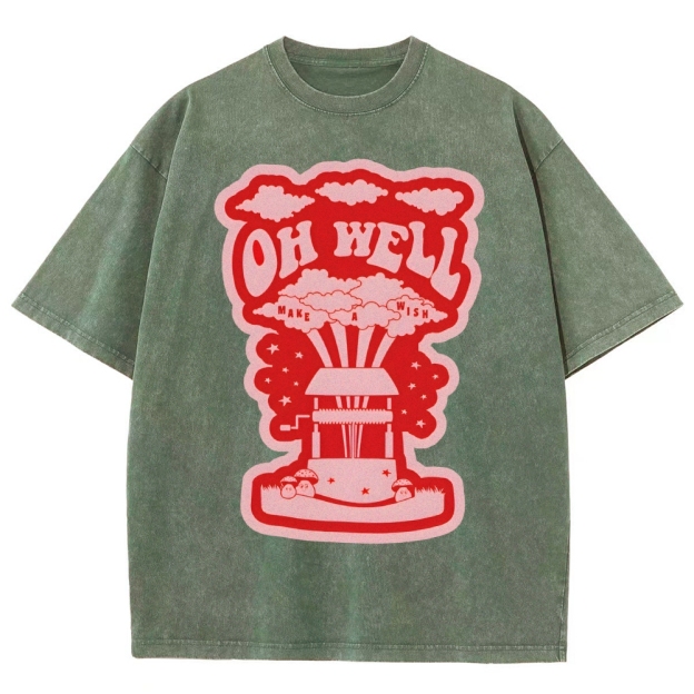 Oh Well Vintage Snowflake Washed T-Shirt