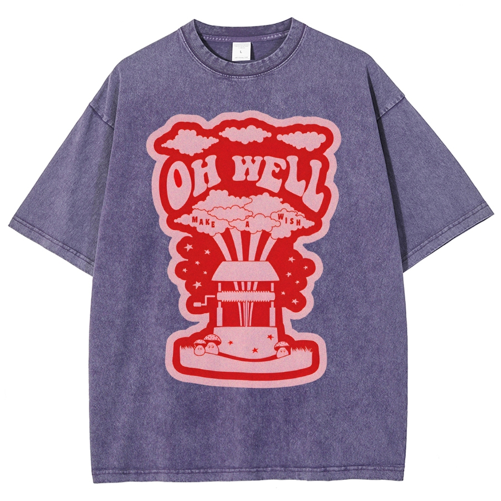 Oh Well Vintage Snowflake Washed T-Shirt