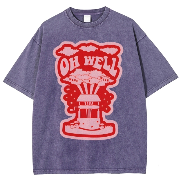 Oh Well Vintage Snowflake Washed T-Shirt