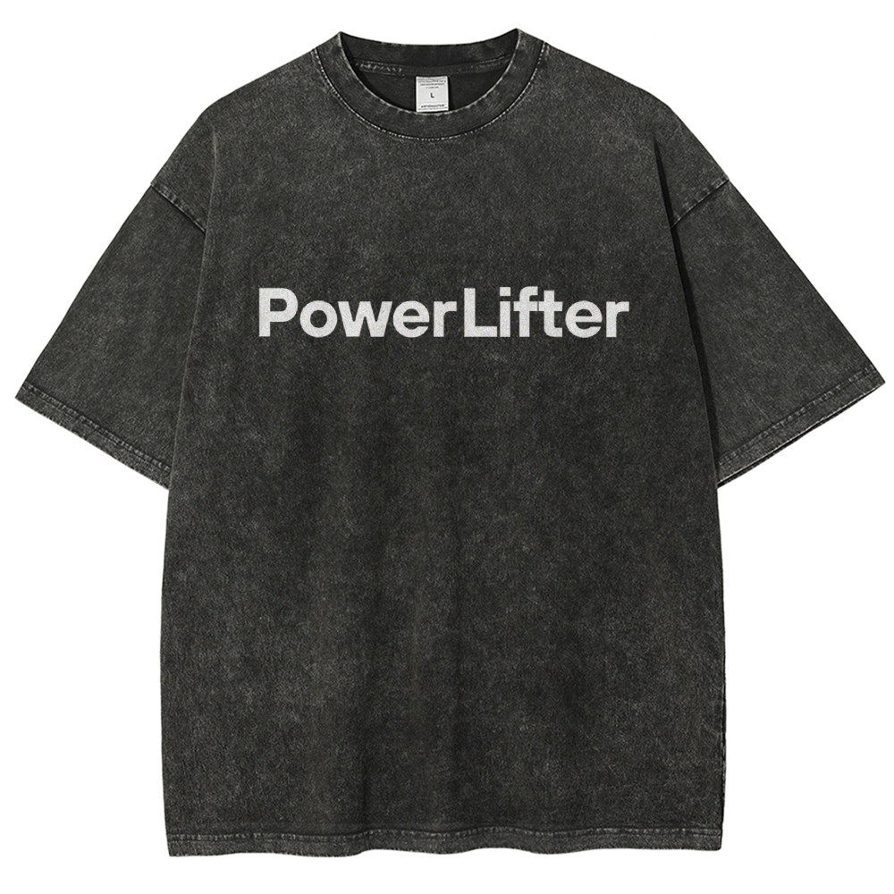 Power Lifter Washed T-shirt