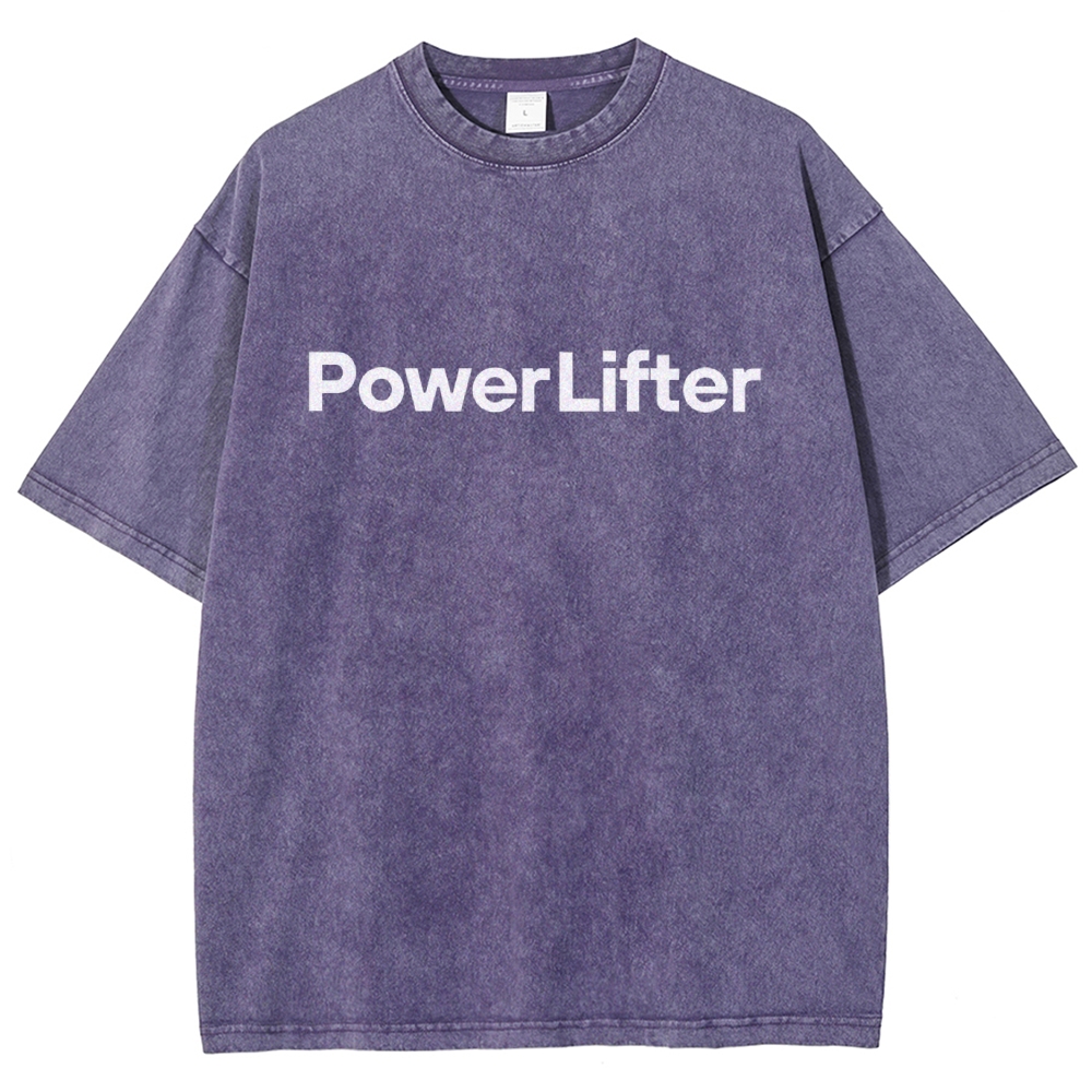 Power Lifter Washed T-shirt