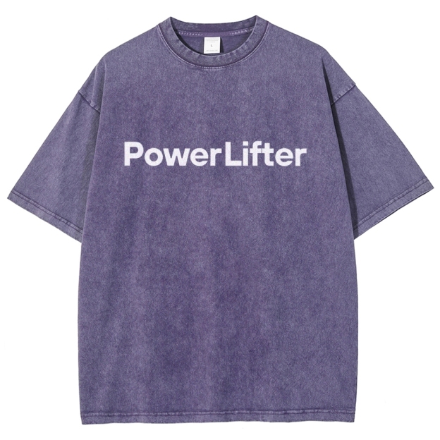 Power Lifter Washed T-shirt