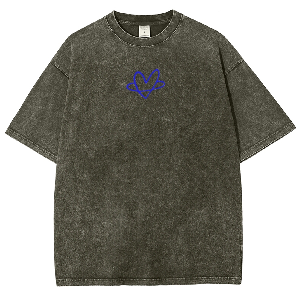 The Worlds Needs You Vintage Snowflake Washed T-Shirt Customscool