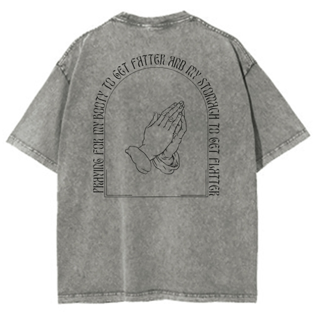Vintage Snowflake Washed T-Shirt 2406003487