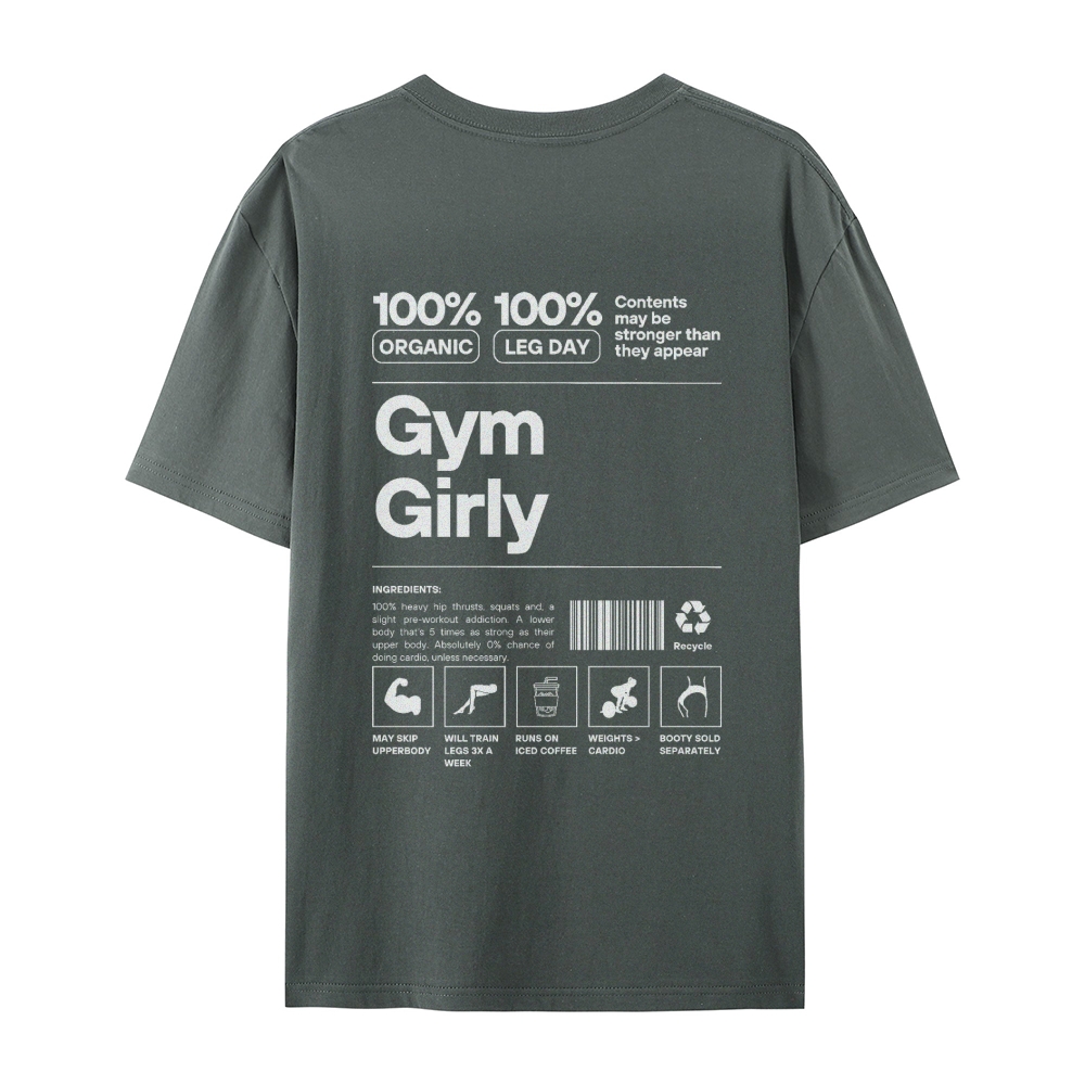 Gym Girly Casual Short Sleeve T-Shirt