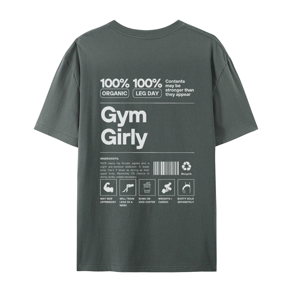 Gym Girly Casual Short Sleeve T-Shirt