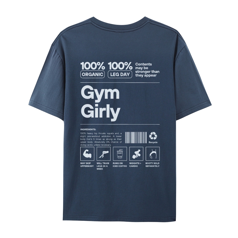 Gym Girly Casual Short Sleeve T-Shirt