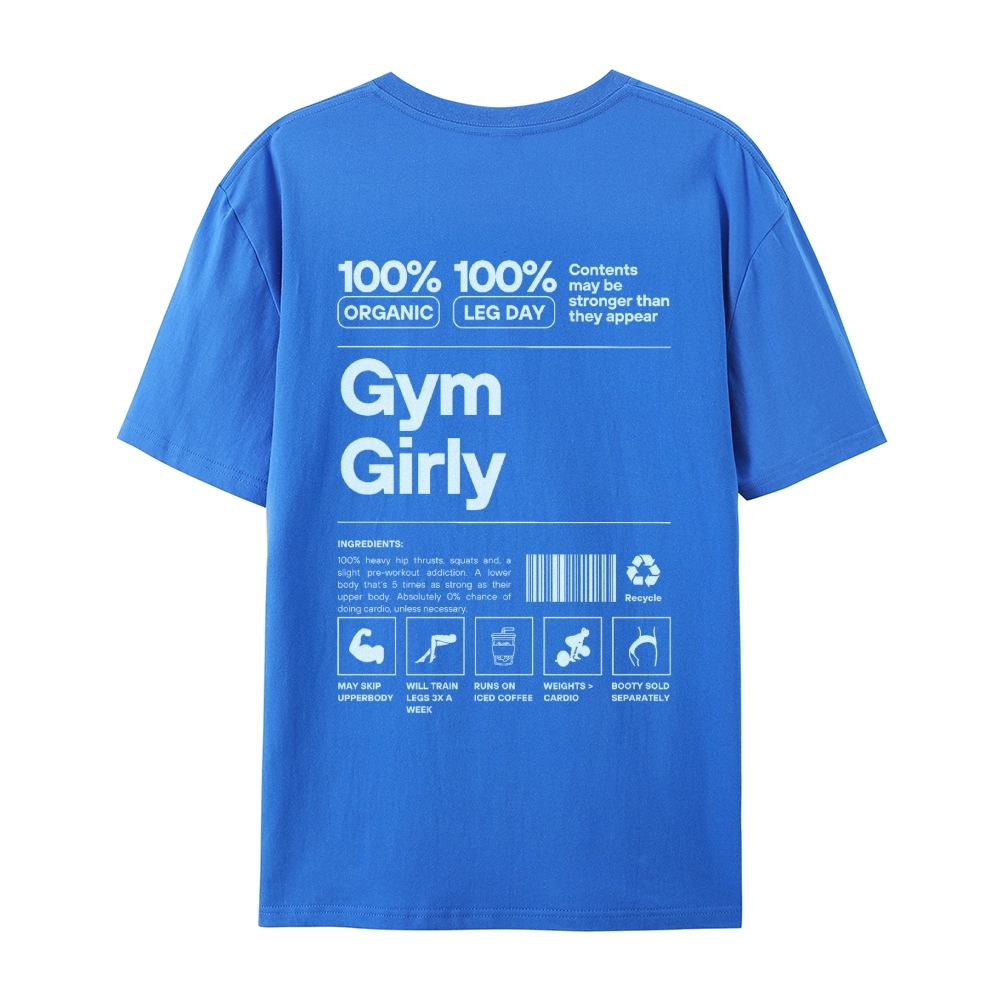 Gym Girly Casual Short Sleeve T-Shirt