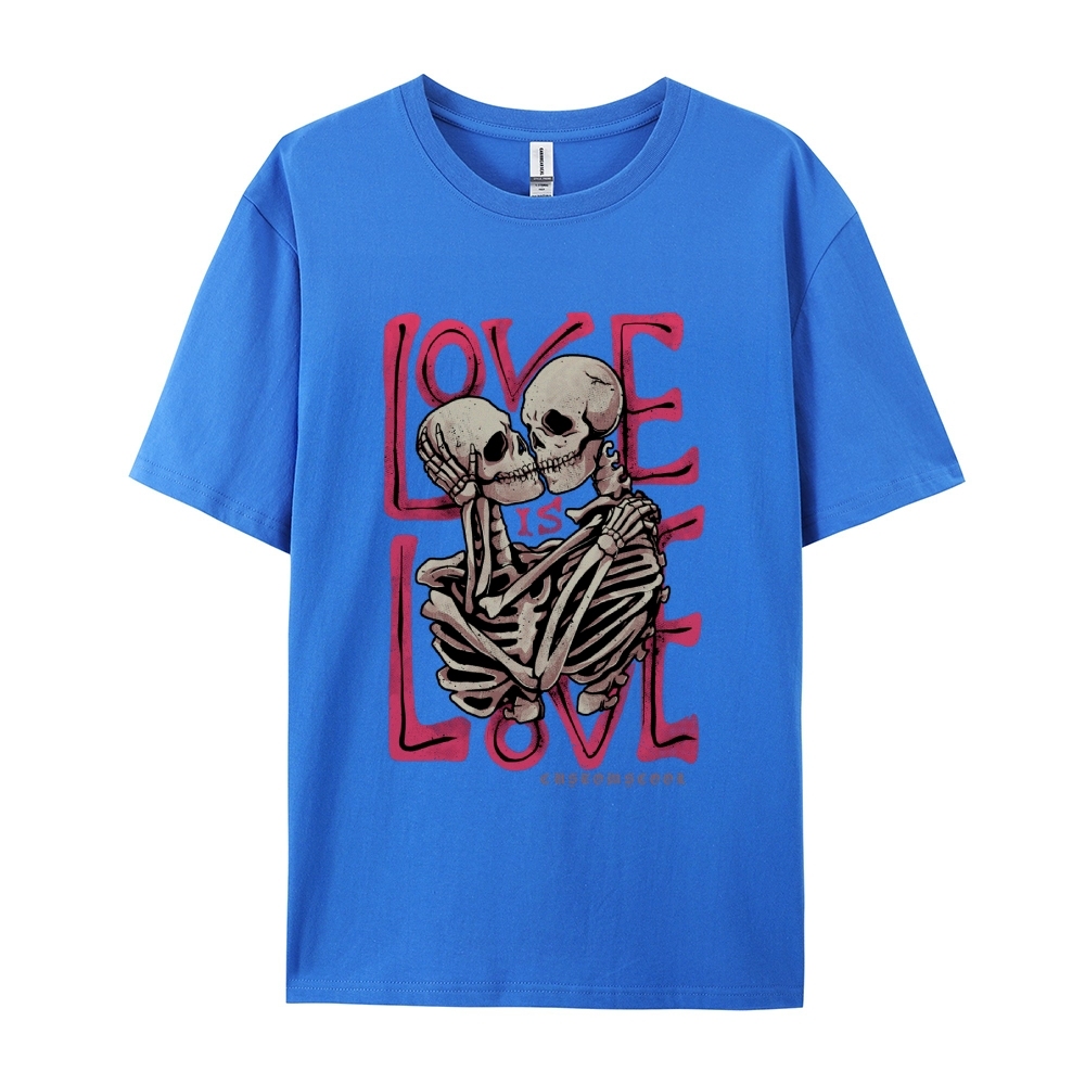 Love Skull Casual Short Sleeve T-Shirt