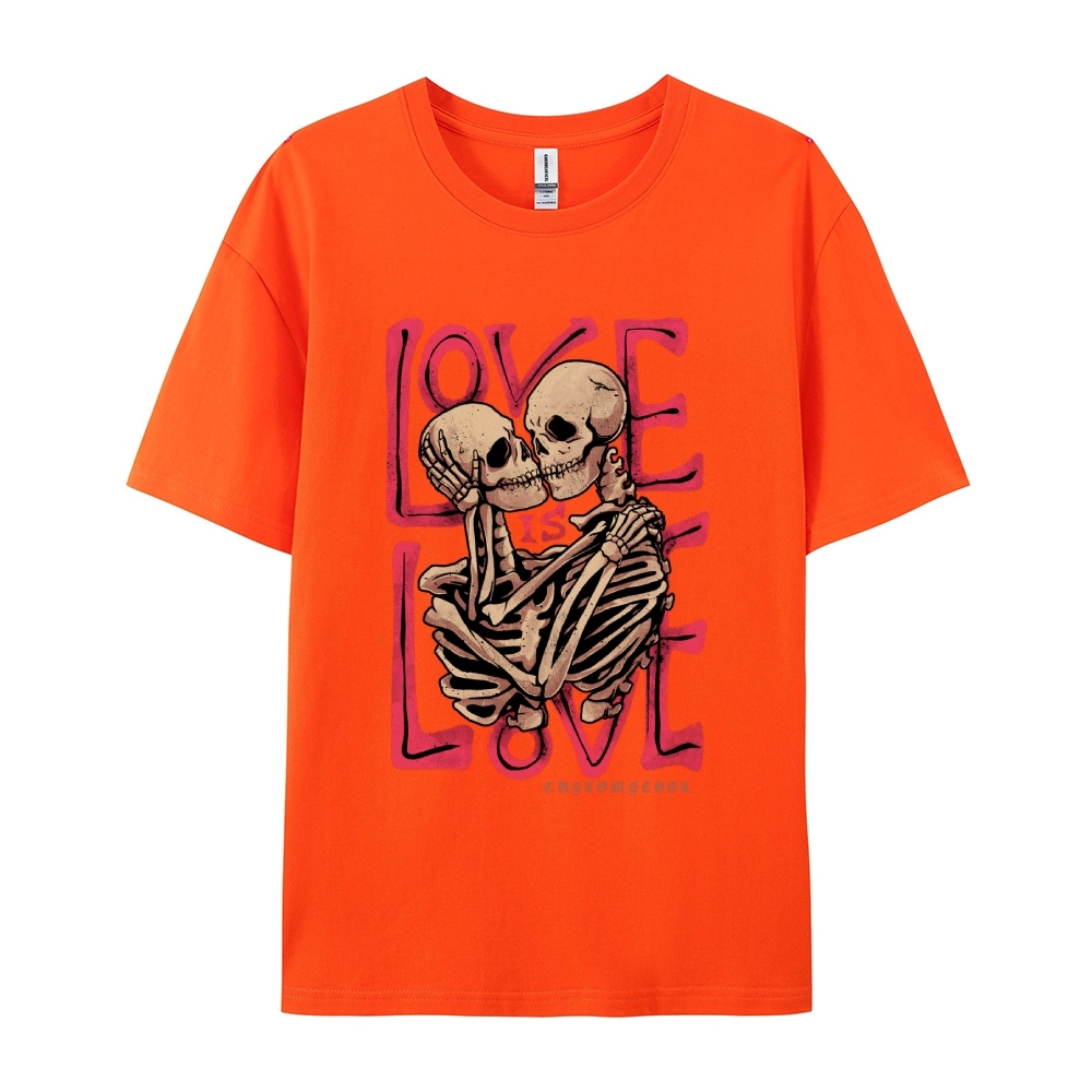 Love Skull Casual Short Sleeve T-Shirt