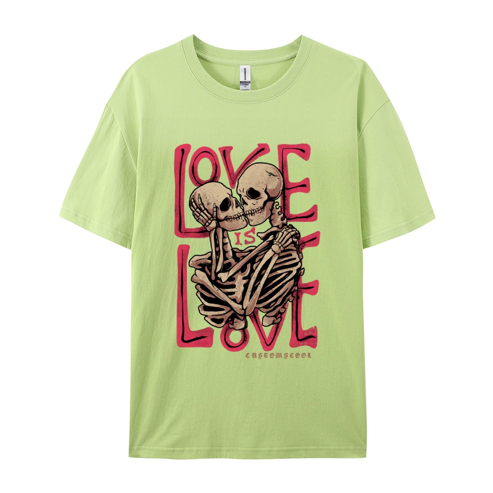 Love Skull Casual Short Sleeve T-Shirt