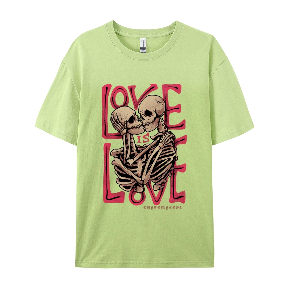 Love Skull Casual Short Sleeve T-Shirt