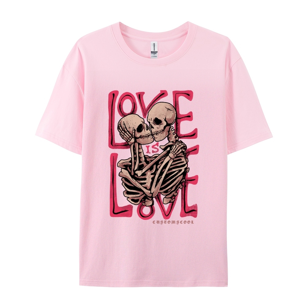 Love Skull Casual Short Sleeve T-Shirt