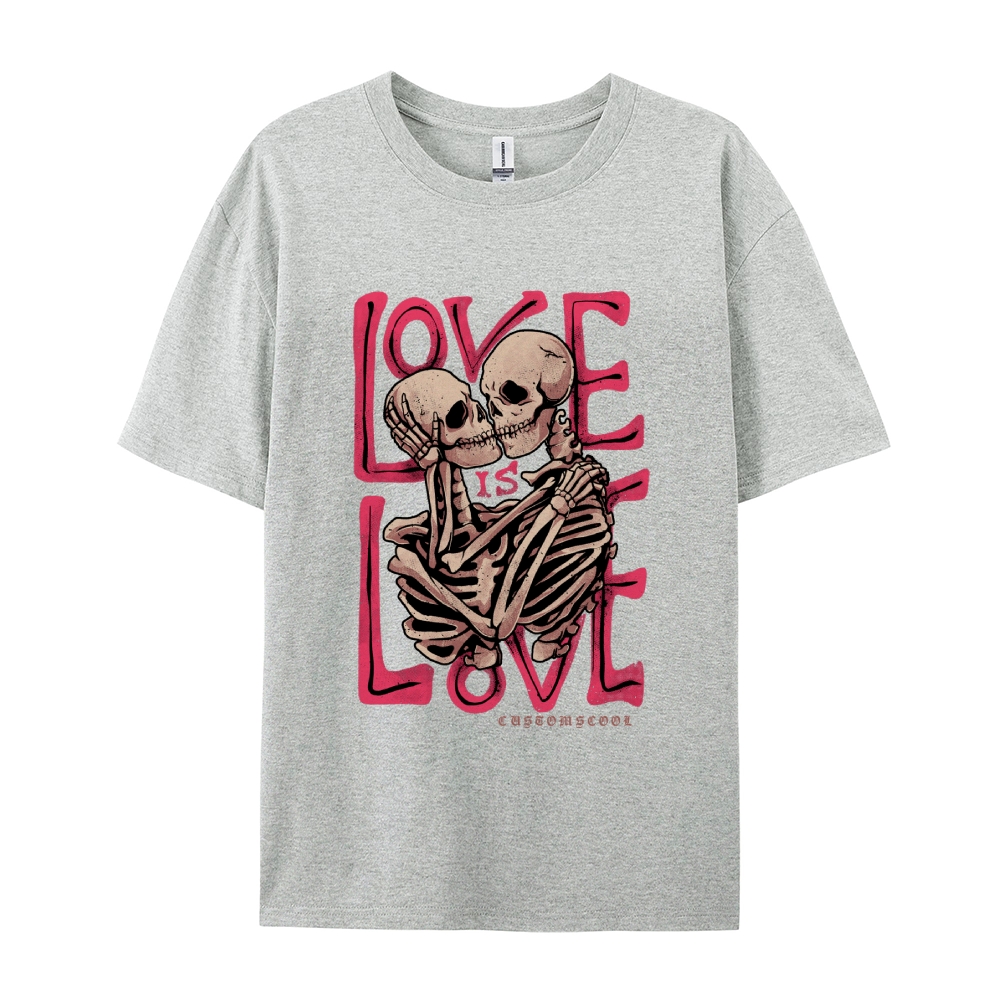 Love Skull Casual Short Sleeve T-Shirt