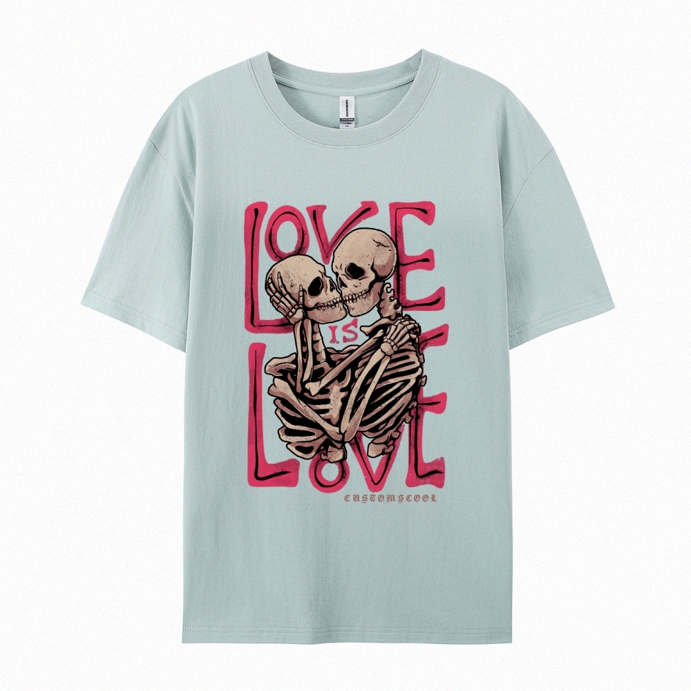 Love Skull Casual Short Sleeve T-Shirt