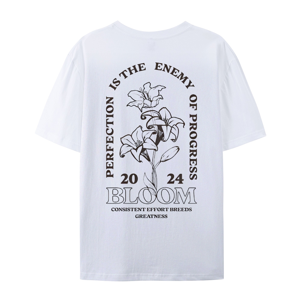 2024 Bloom Casual Short Sleeve T-Shirt
