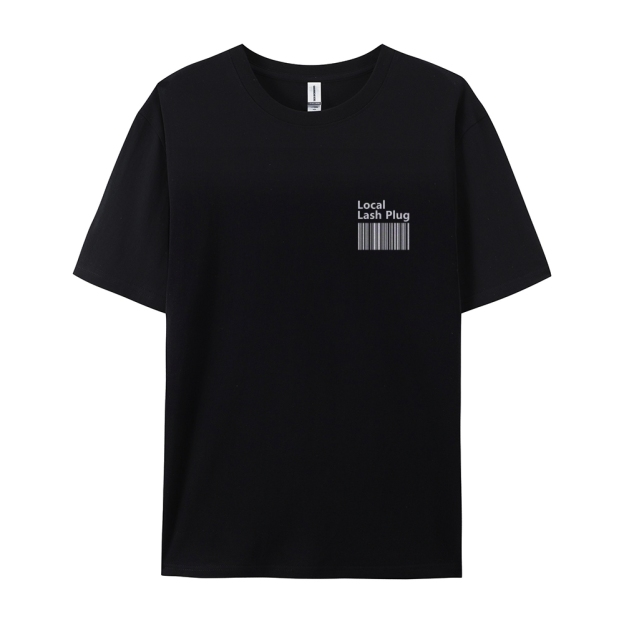 Local Lash Plug Casual Short Sleeve T-Shirt