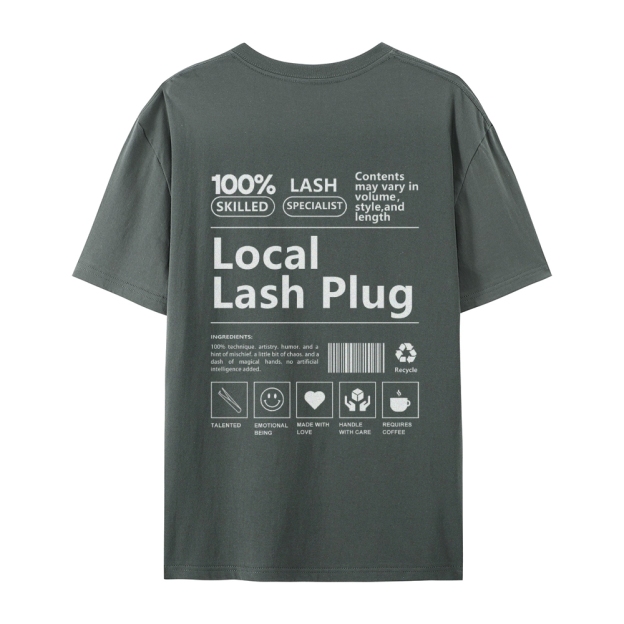 Local Lash Plug Casual Short Sleeve T-Shirt