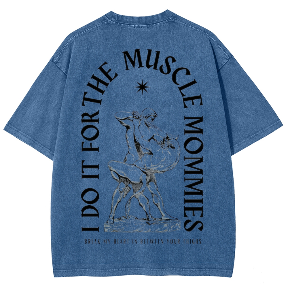 Do for muscle Vintage Snowflake Washed T-Shirt 2407000092