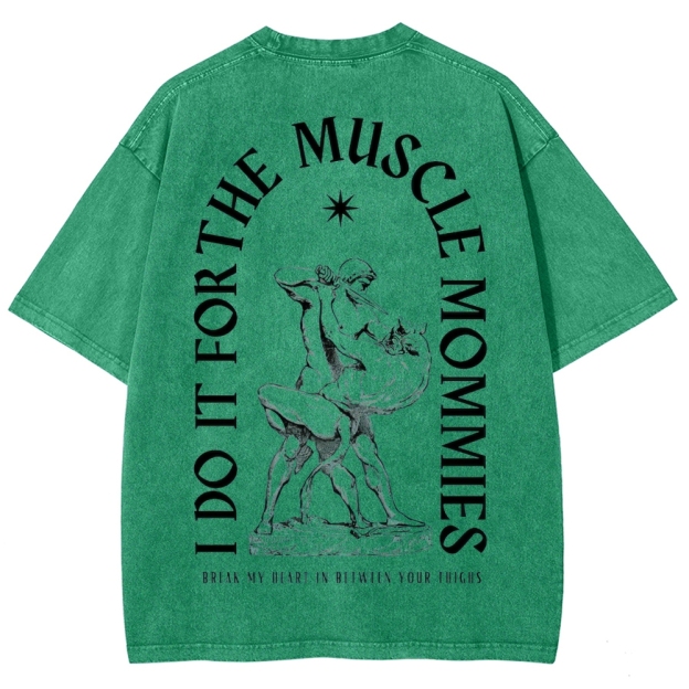Do for muscle Vintage Snowflake Washed T-Shirt 2407000092
