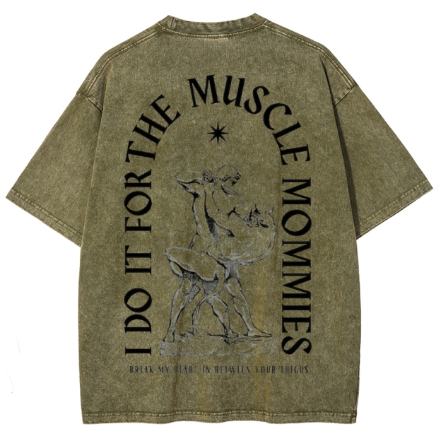 Do for muscle Vintage Snowflake Washed T-Shirt 2407000092