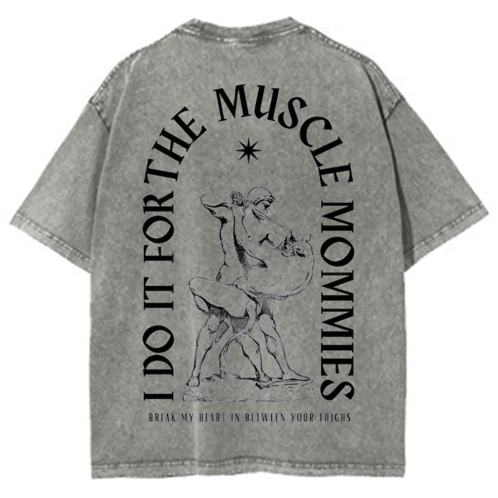 Do for muscle Vintage Snowflake Washed T-Shirt 2407000092