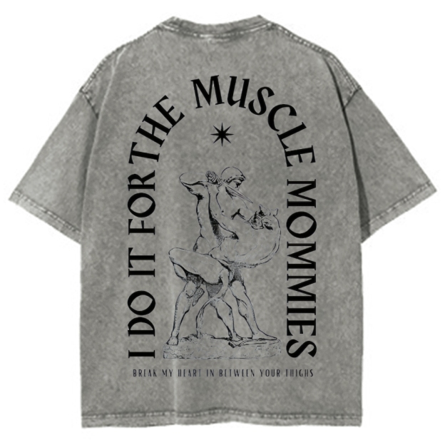 Do for muscle Vintage Snowflake Washed T-Shirt 2407000092