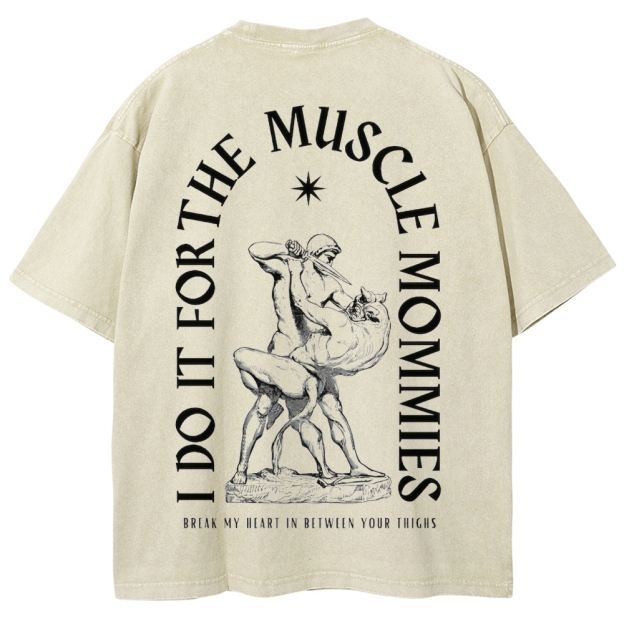 Do for muscle Vintage Snowflake Washed T-Shirt 2407000092