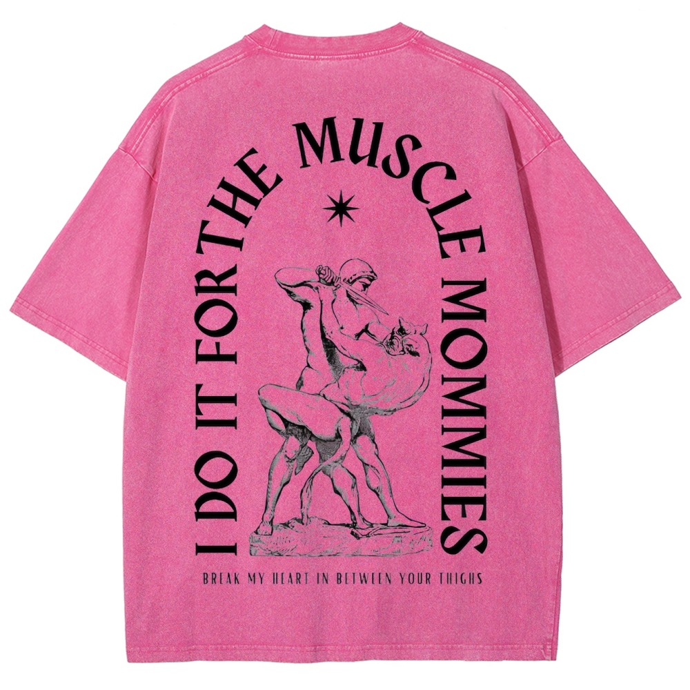 Do for muscle Vintage Snowflake Washed T-Shirt 2407000092