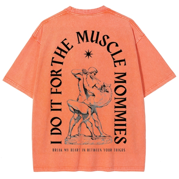 Do for muscle Vintage Snowflake Washed T-Shirt 2407000092