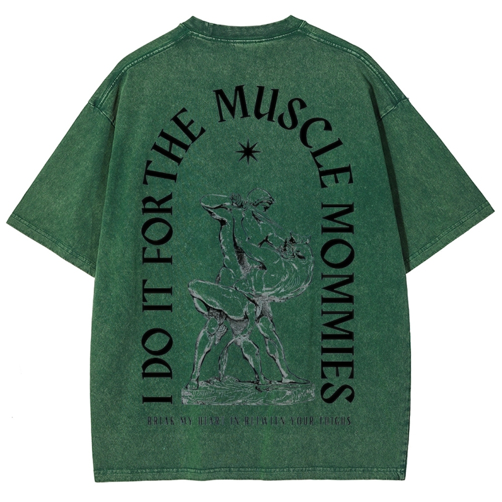 Do for muscle Vintage Snowflake Washed T-Shirt 2407000092