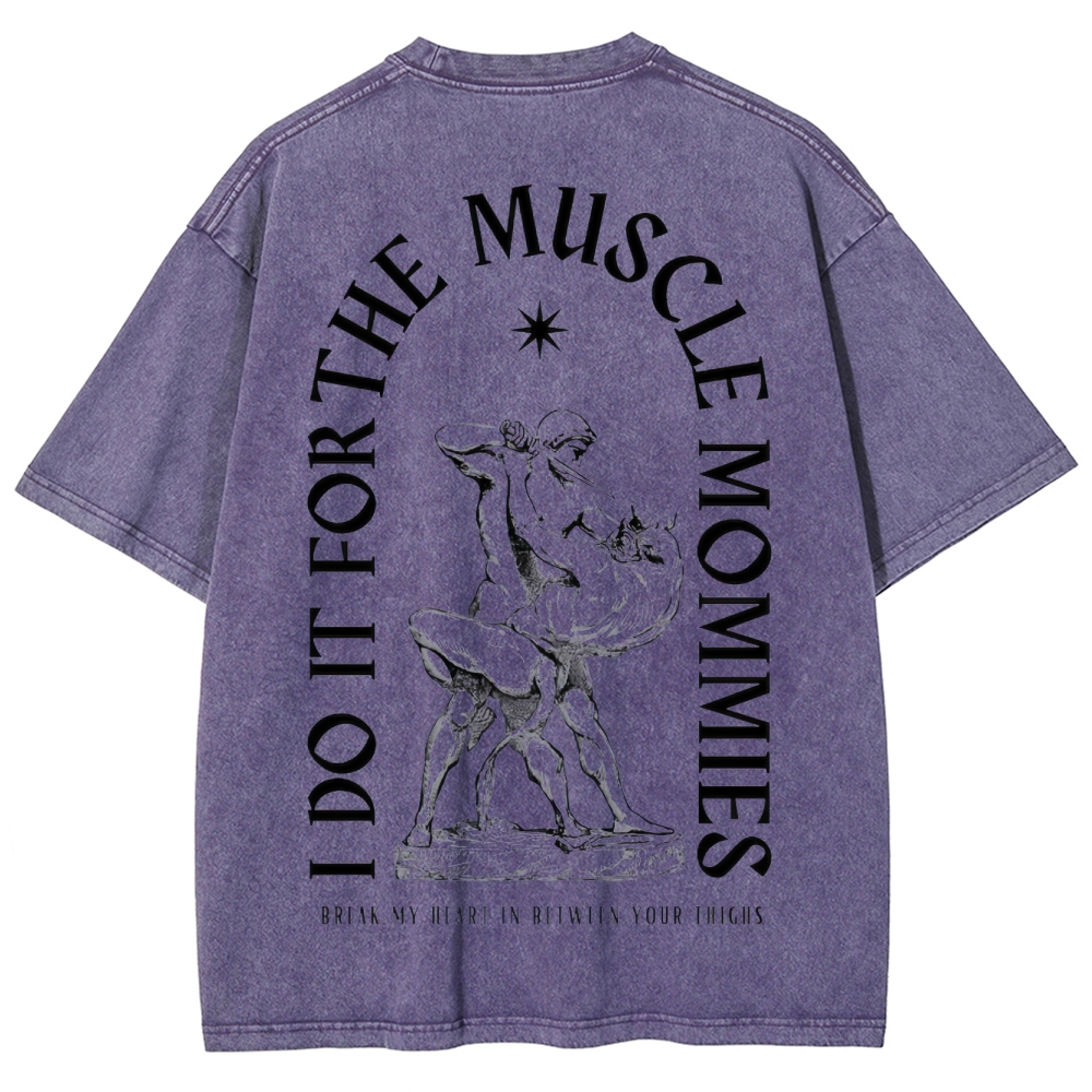 Do for muscle Vintage Snowflake Washed T-Shirt 2407000092