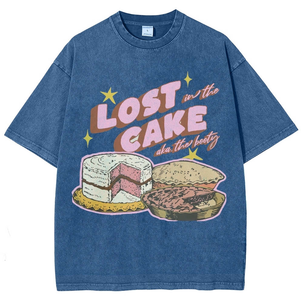 Lost in the Cake Vintage Snowflake Washed T-Shirt