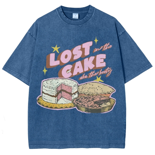 Lost in the Cake Vintage Snowflake Washed T-Shirt