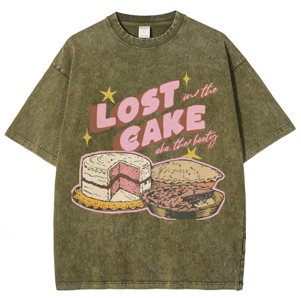 Lost in the Cake Vintage Snowflake Washed T-Shirt