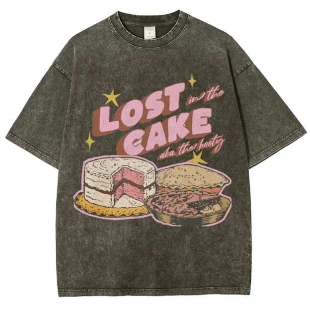 Lost in the Cake Vintage Snowflake Washed T-Shirt