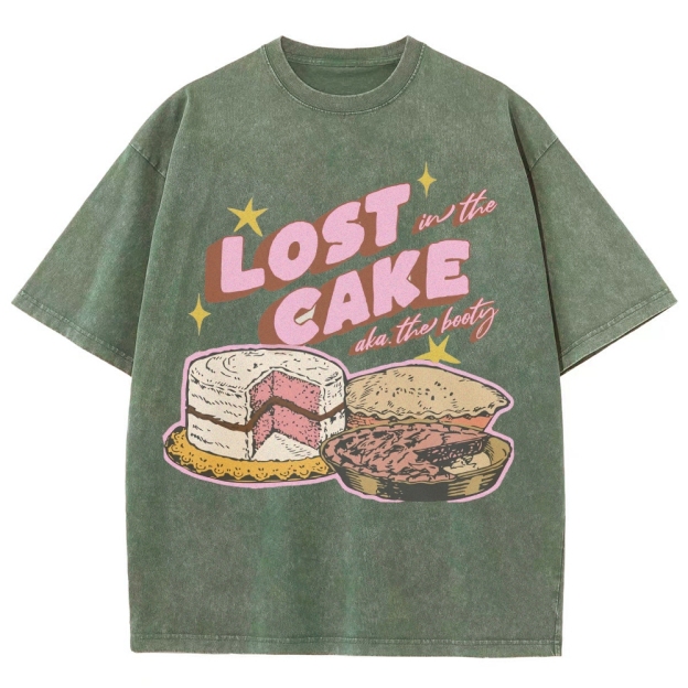 Lost in the Cake Vintage Snowflake Washed T-Shirt
