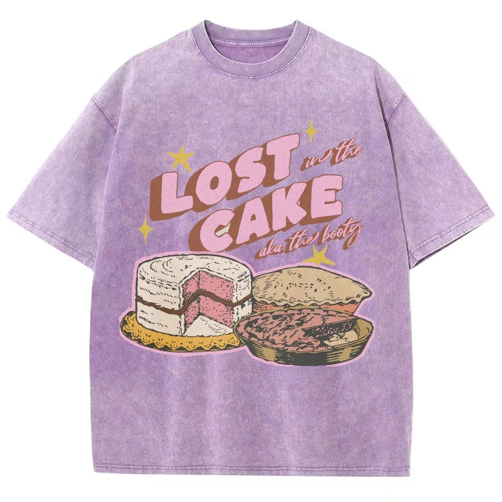 Lost in the Cake Vintage Snowflake Washed T-Shirt